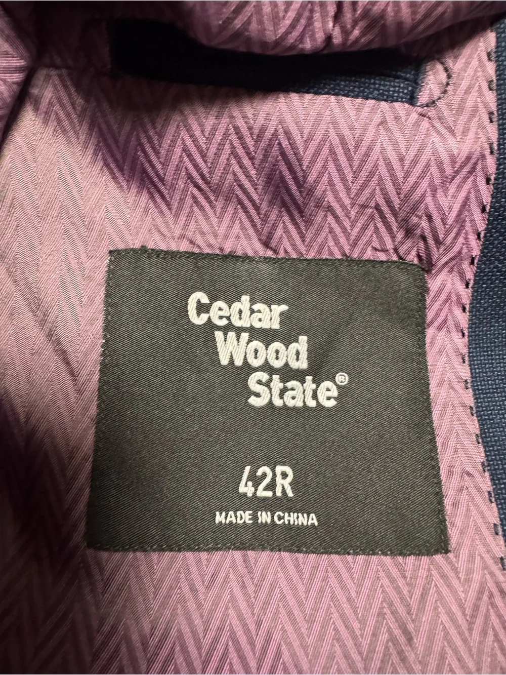 CedarWood State Navy Blue Men’s Blazer Size 42R